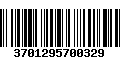 Código de Barras 3701295700329