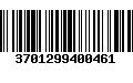 Código de Barras 3701299400461