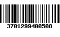 Código de Barras 3701299400508