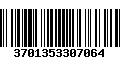 Código de Barras 3701353307064