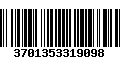 Código de Barras 3701353319098