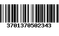 Código de Barras 3701370502343