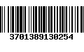 Código de Barras 3701389130254