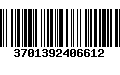 Código de Barras 3701392406612