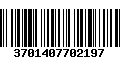 Código de Barras 3701407702197