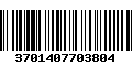 Código de Barras 3701407703804