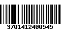 Código de Barras 3701412400545