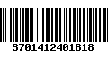 Código de Barras 3701412401818