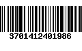 Código de Barras 3701412401986