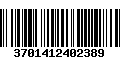 Código de Barras 3701412402389