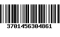 Código de Barras 3701456304861