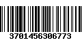 Código de Barras 3701456306773