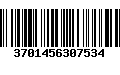 Código de Barras 3701456307534