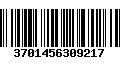 Código de Barras 3701456309217