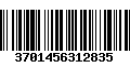 Código de Barras 3701456312835