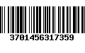 Código de Barras 3701456317359