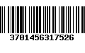 Código de Barras 3701456317526