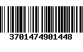 Código de Barras 3701474901448