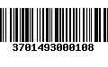 Código de Barras 3701493000108