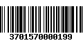 Código de Barras 3701570000199