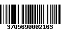 Código de Barras 3705690002163