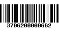 Código de Barras 3706200000662