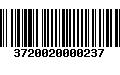 Código de Barras 3720020000237