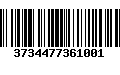 Código de Barras 3734477361001