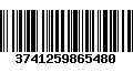 Código de Barras 3741259865480