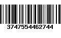 Código de Barras 3747554462744