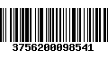 Código de Barras 3756200098541