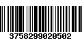 Código de Barras 3758299020502