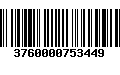 Código de Barras 3760000753449