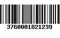 Código de Barras 3760001821239