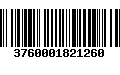 Código de Barras 3760001821260