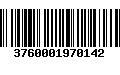 Código de Barras 3760001970142