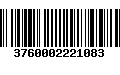 Código de Barras 3760002221083