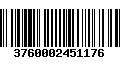 Código de Barras 3760002451176