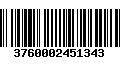 Código de Barras 3760002451343