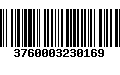 Código de Barras 3760003230169