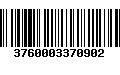 Código de Barras 3760003370902