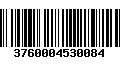 Código de Barras 3760004530084