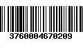 Código de Barras 3760004670209