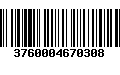 Código de Barras 3760004670308