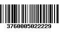 Código de Barras 3760005022229