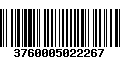 Código de Barras 3760005022267