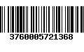 Código de Barras 3760005721368