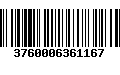 Código de Barras 3760006361167