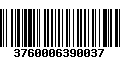 Código de Barras 3760006390037