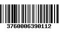 Código de Barras 3760006390112